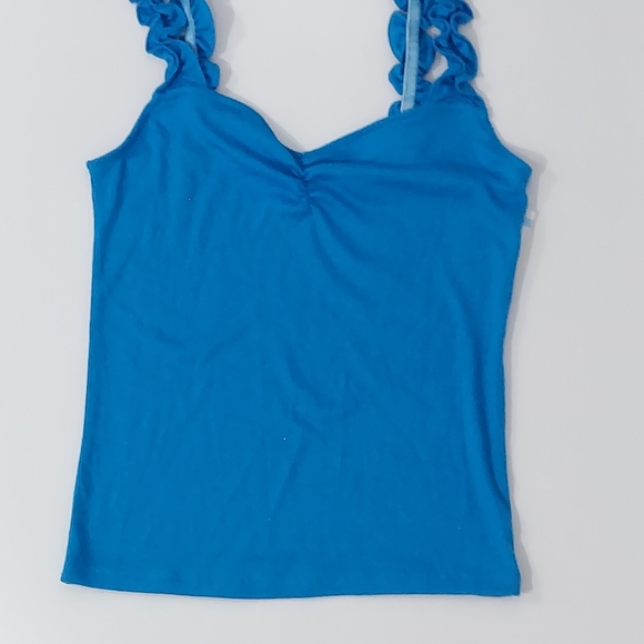 BP Ruffle Strap Tank Top - Picture 2 of 6